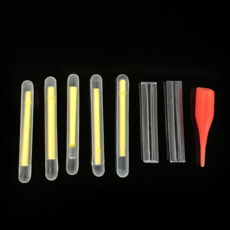 5/20/50 Pcs 4.5*37Mm Vissen Boei Fluorescerende Licht Stick Night Fishing Lichtgevende Boei Hengel/Party