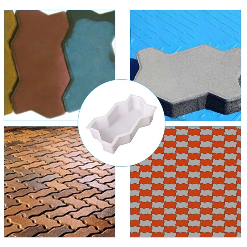 OlivesH Pavement Brick Mold 25*25*4cm Square Brick Road Slab Brick Mold Sidewalk Runway Special Brick Making Mold