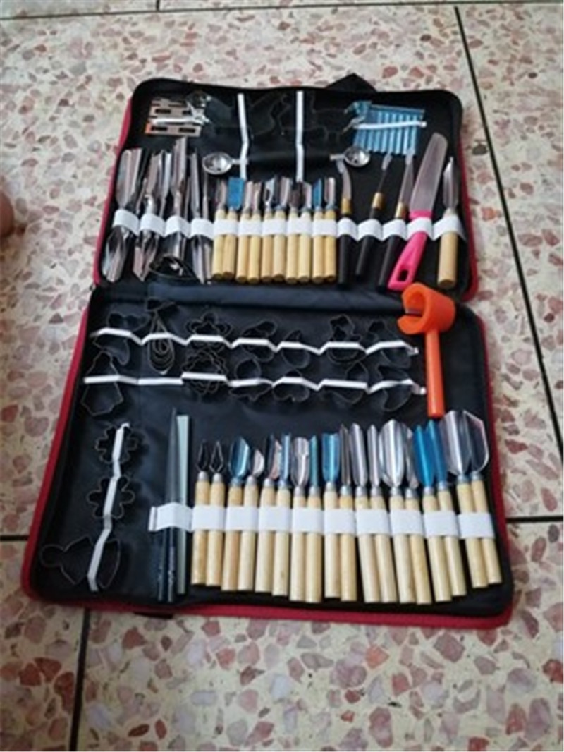 80 stks Culinaire Praktische chef Carving Tool set Fruit groente Garnering Decorateurs Voedsel Graveren Mes Art Tool Keuken Gereedschap