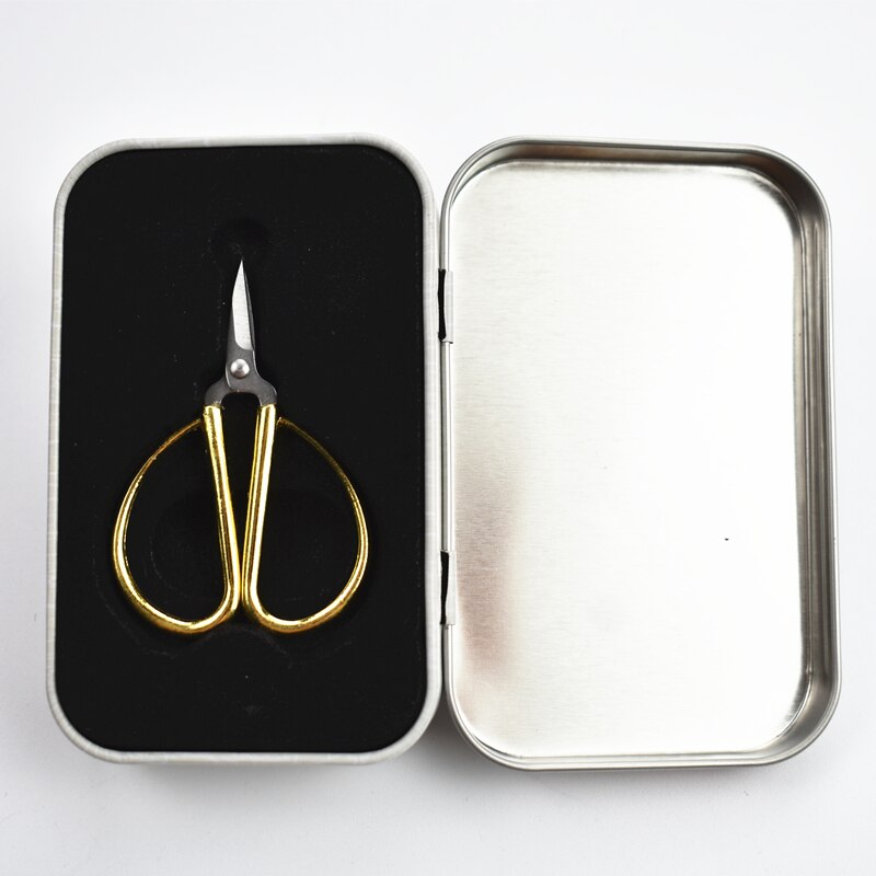 6cm pientä saksia minisakset retro tasku antiikki langanleikkuri vintage käsityö kirjonta ristipistoompelu kultasakset: Kulta 1
