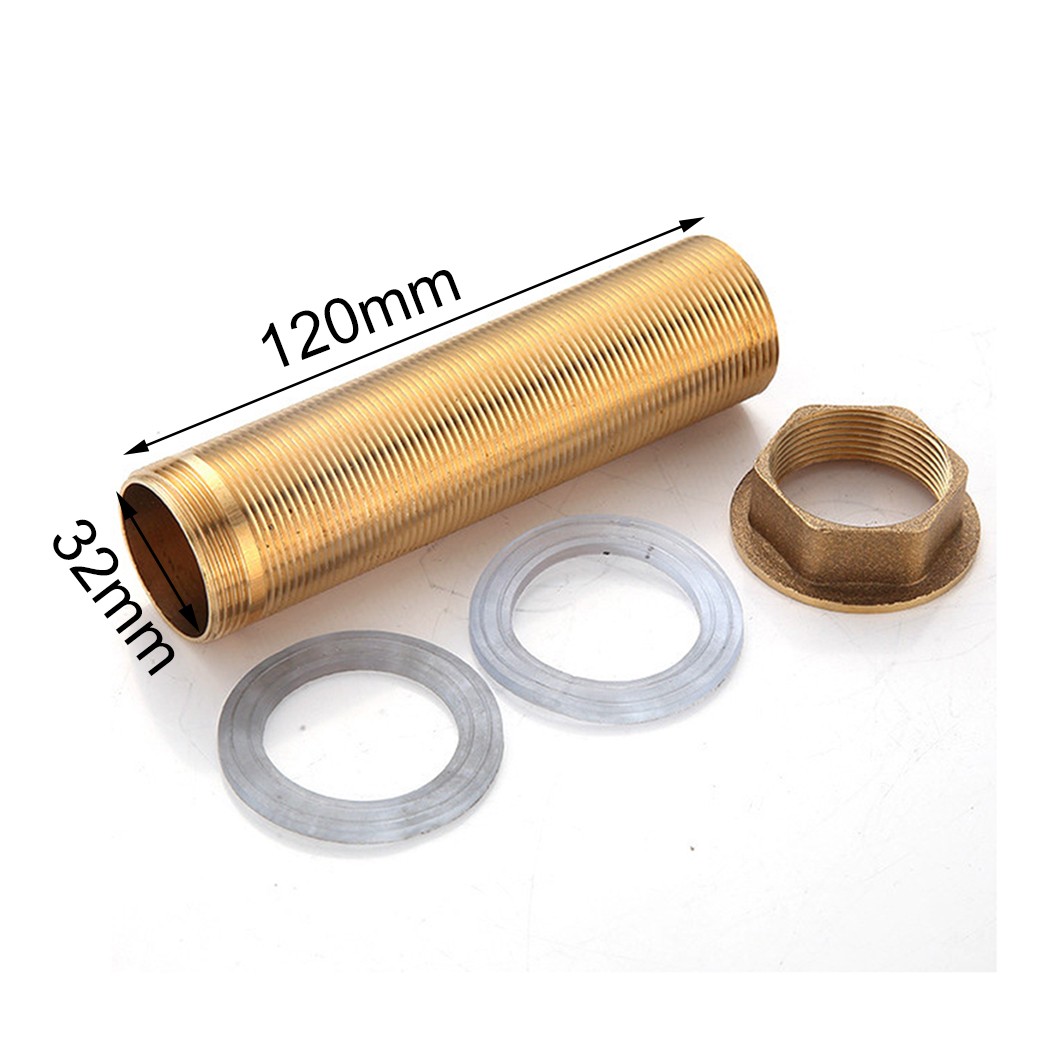 Kitchen Basin Mixer Tap Repair Fitting Kit Threaded Brass Tube Nut Install Parts For Faucet Repair Kitchen Faucet Accessories