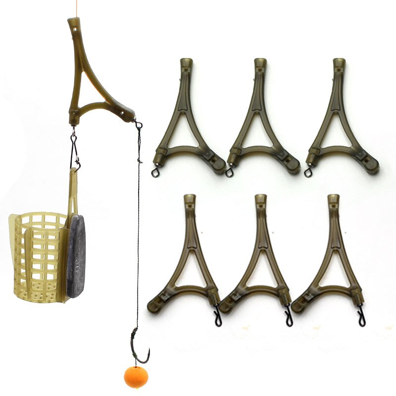 10pcs Carp Fishing Tackle Anti Tangle System For Method Feeder Cage Carp Rigs Tool Side Bends Swivel Fish Accessories Equipment