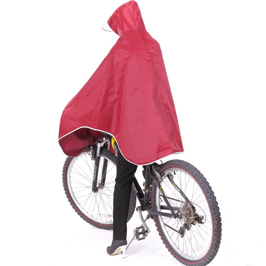 Mannen Vrouwen Fietsen Fiets Regenjas Rain Cape Poncho Hooded Winddicht Regen Jas Scootmobiel Cover Regenjas