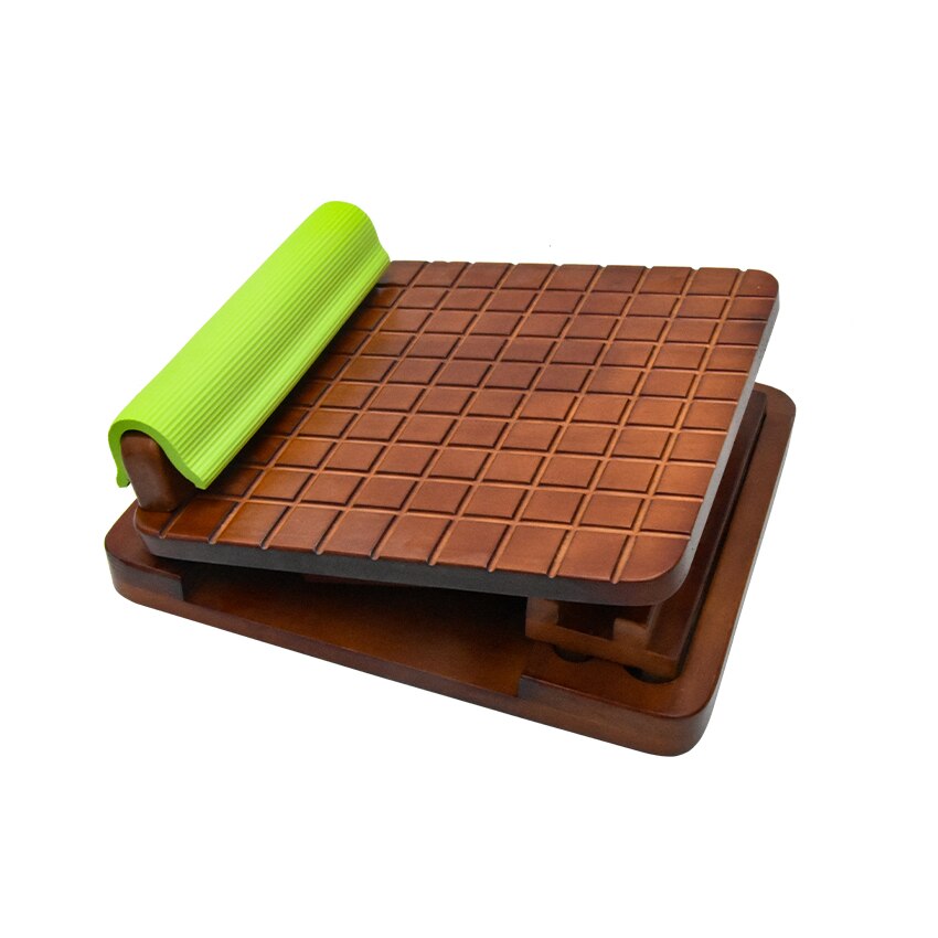 Solid Wood Stretch Board 10 Gear Adjustment Foot Massage Pedal Rocker Yoga Stretching Plate Device Bar Stool Tendon Stretcher