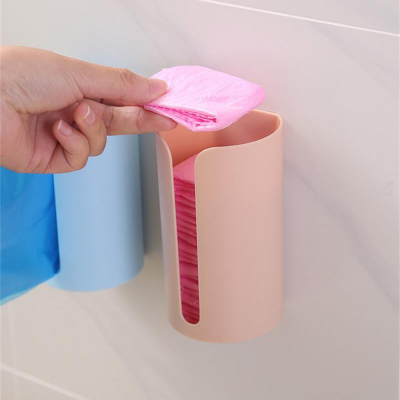 Vuilniszak Opbergdoos Wandmontage Vuilniszakken Houder Keuken Plastic Zak Container Badkamer Vuilniszak Dispenser Organizer