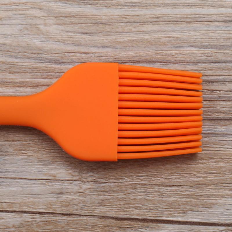 Small Silicone Pastry Brush Baking BBQ Basting Brush Baking Oil Brush Clear Handle Kitchen Cooking Baking Basting Tools