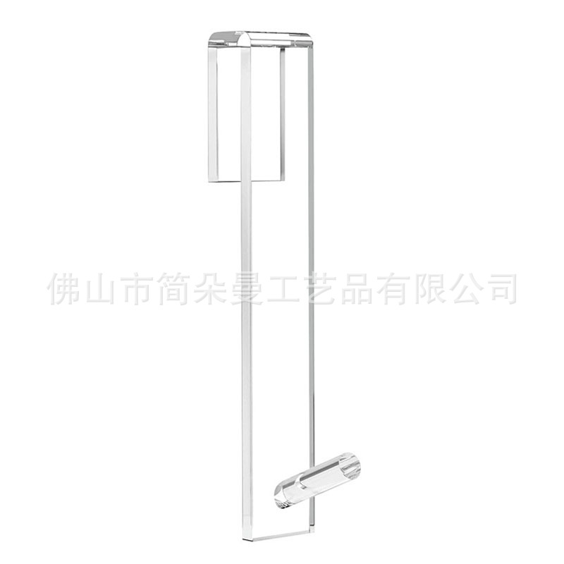No-Drill Shower Door Hooks, Crystal Clear Over-Glass Bathroom Organizer for Towels/Robes/Shower Accessories Rust-Proof Hook Rack: Bronze