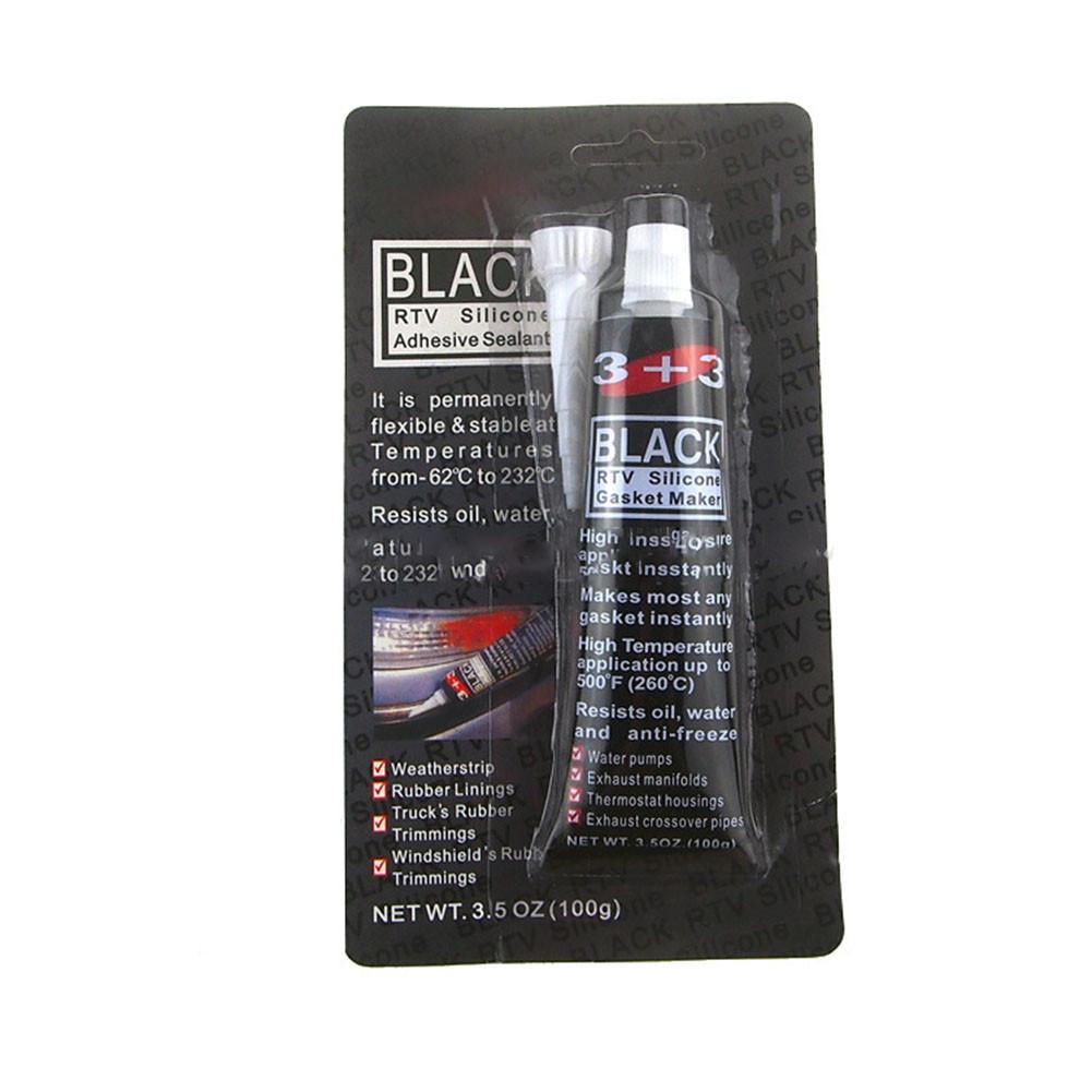 Auto Motor 100g Hittebestendige Siliconenkit Rubber Vochtbestendig Lijm Voor Auto Motor: Black