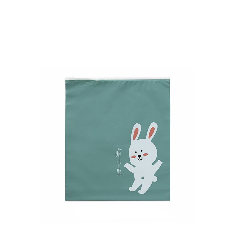 RUPUTIN 3Pcs/set Travel Organizer Suitcase Clothes Finishing Kit Beauty Case Make Up Organizer Storage Bag Travel Accessories: Cute rabbit S