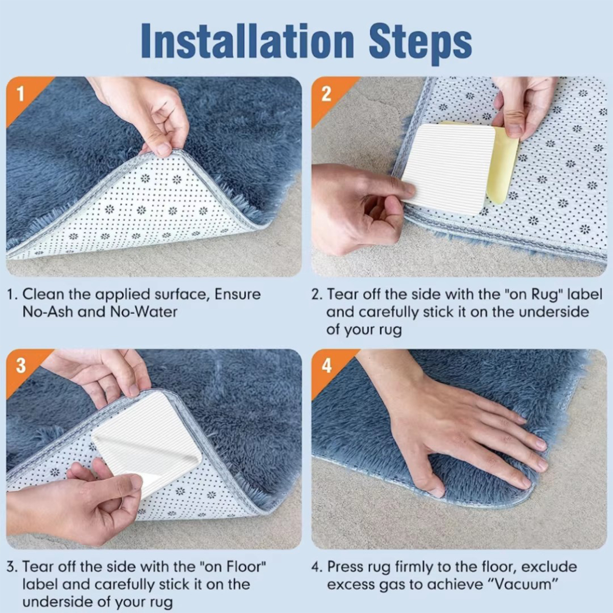 Tappetini antiscivolo per adesivi sottostrato per tappeti Cuscinetti antiscivolo sottostrato per tappeti Tappo antiscivolo per tappeti