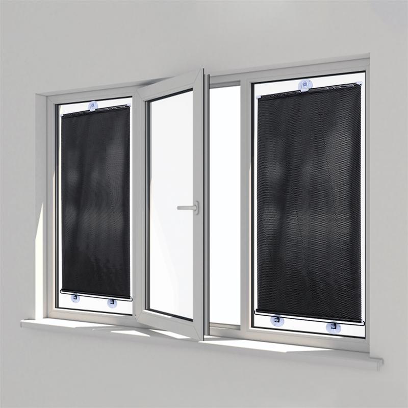 Gratis-Geslagen Balkon Zonnescherm Verduisteringsgordijn Tijdelijke Blind Met Zuignap