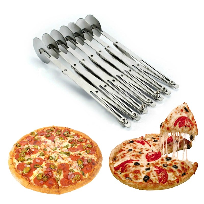 Pizzasnijder Deeg Cutters Divider Pasta Rocker Gebak Pizza Roller Cake Mes Keuken Bakken Tool