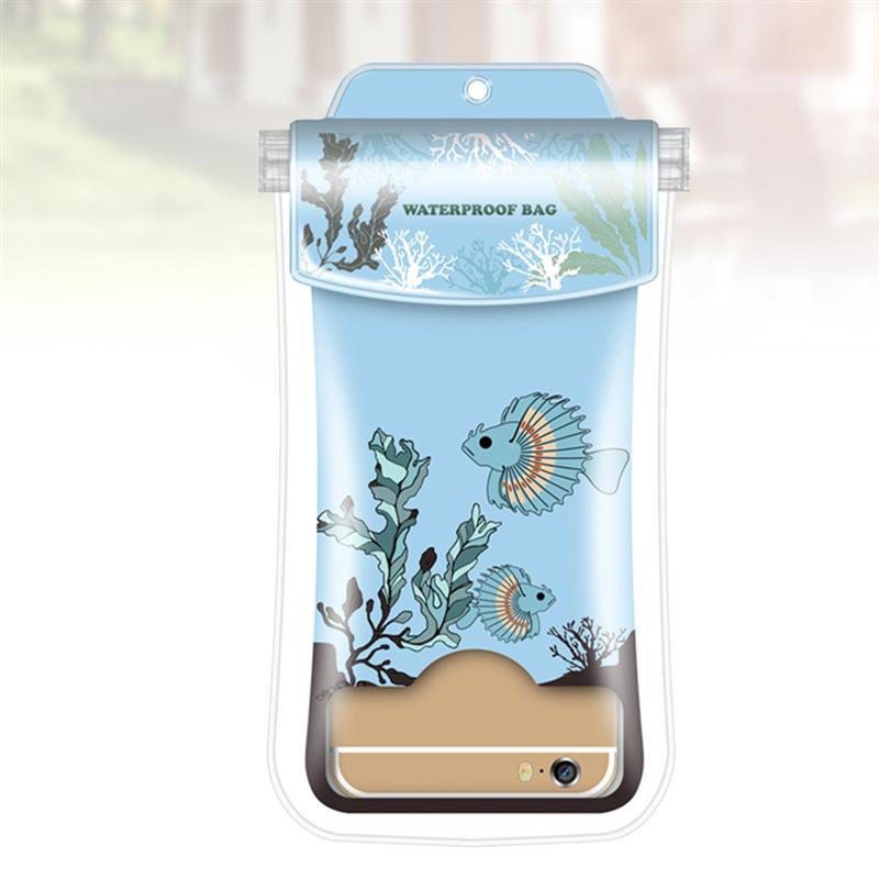1pc handige onderwater-telefoonhoesjes, waterdichte telefoonhoesjes, verzegelde telefoonhoesjes en beschermhoesjes voor kajakken en snorkelen
