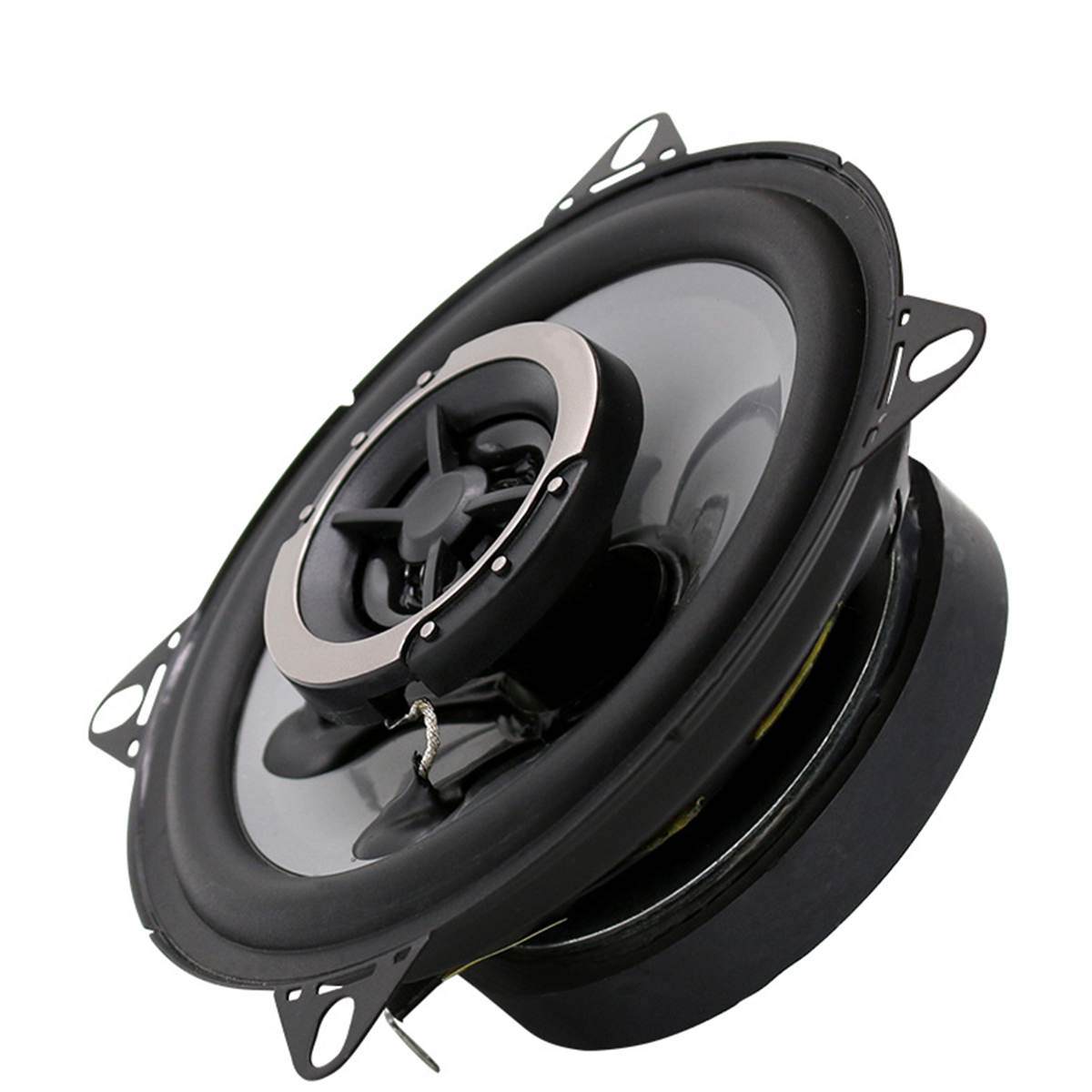 2 pcs 4 Inch 150W 12V Coaxial Speaker DIY Bass 360 Degree Surround Bass Horn Stereo Subwoofer Loudspeaker