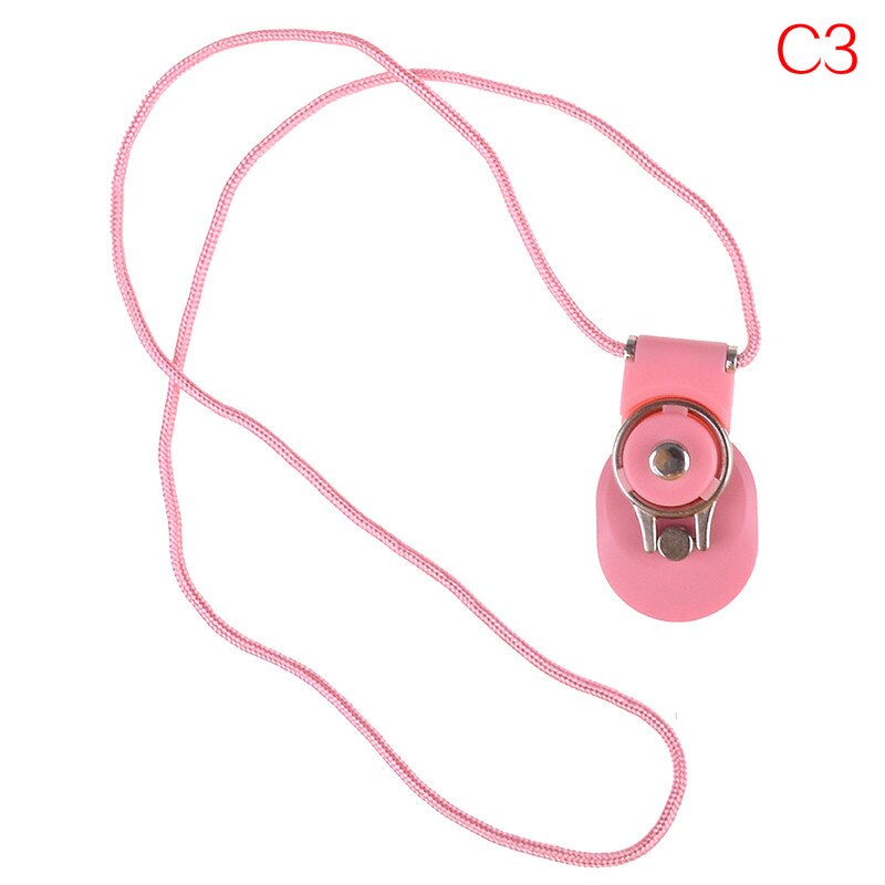 1 Pc Draagbare Effen Kleur Mobiele Telefoon Straps Touw Rand Plus Plus Lanyard Hals Id-kaart Sleutelhanger Riem Telefoon Decoratie: C3