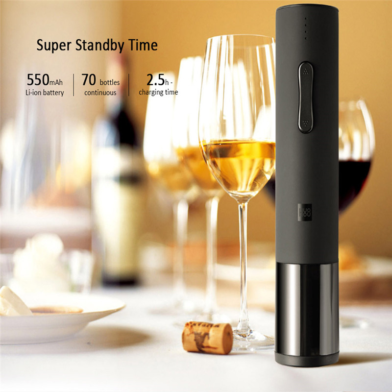 Xiaomi Wine Electric Bottle Opener Decanter Stopper Electric Corkscrew