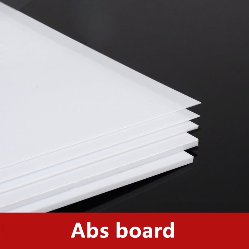 3 PCS. ABS sheet styrene plate 200 mm x 250 mm white more proportion DIY manual, building model materials