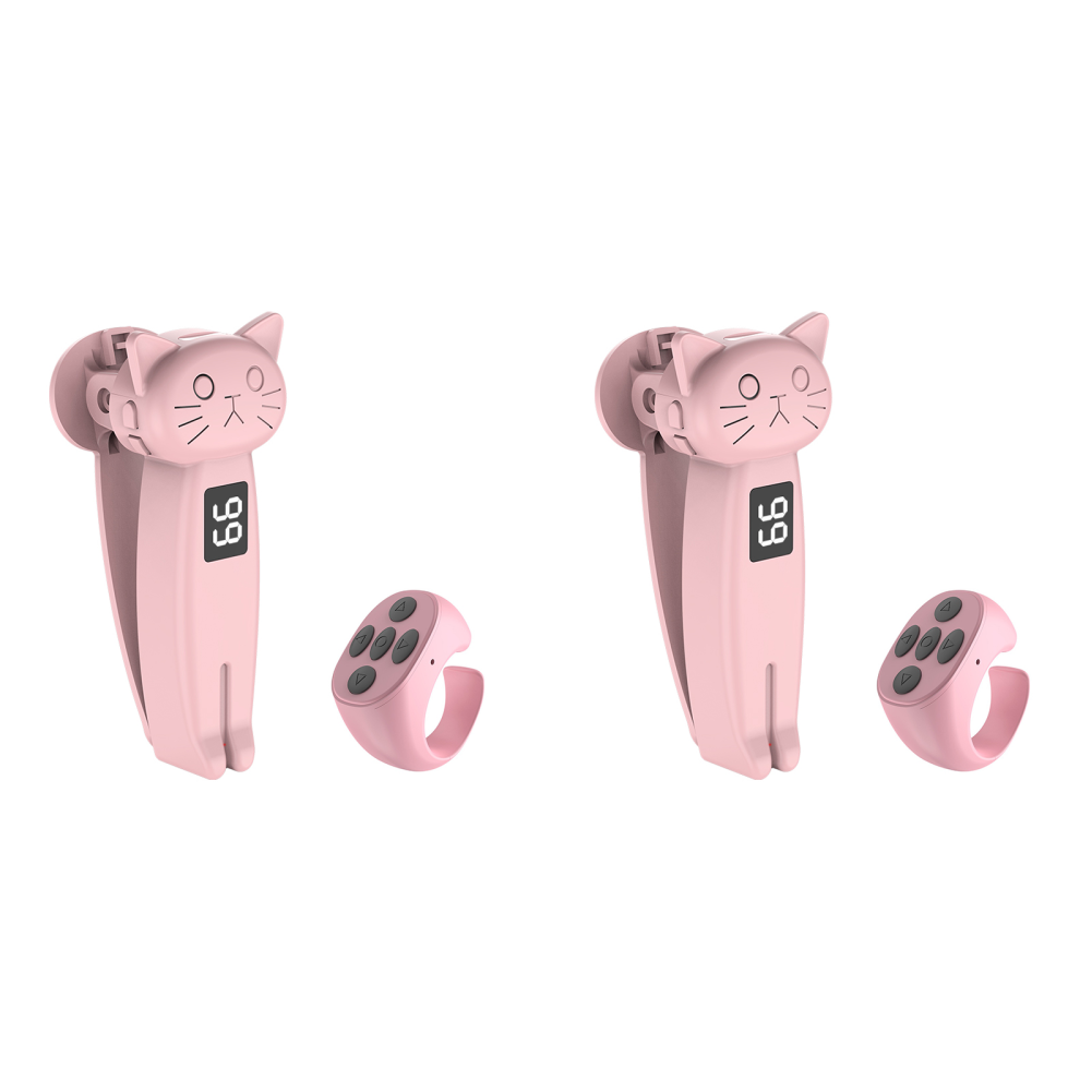RF Remote Control Page Turner Clicker for Kindle Paperwhite Oasis Kobo EReaders Finger Clicker Remote Control for tiktok: GRAY