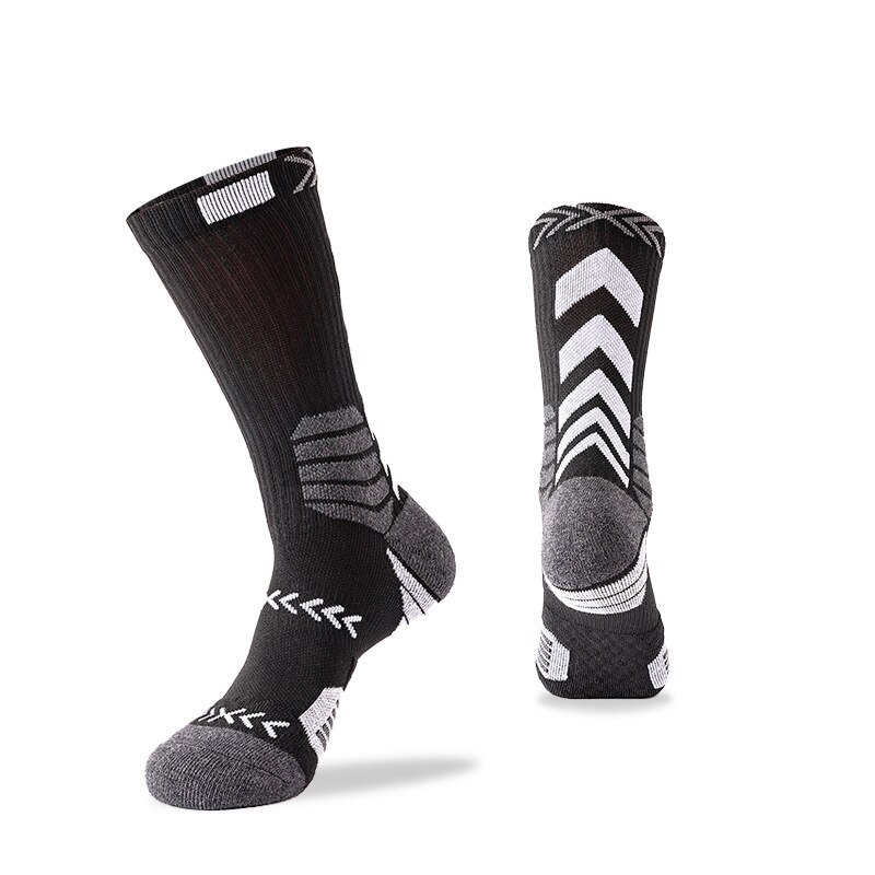 Sports Knee-High Basketball Socks Elite Thick Sports Socks Non-slip Durable Skateboard Towel Bottom Socks Stocking