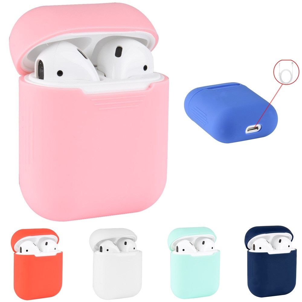 Antiurto in silicone del Trasduttore Auricolare Per Il Caso di Apple AirPods