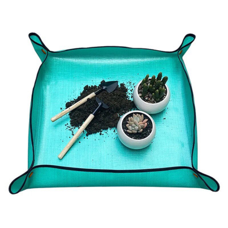Home planting operation mat PE waterproof ground mat gardening supplies succulent green plant pot mixing soil mat