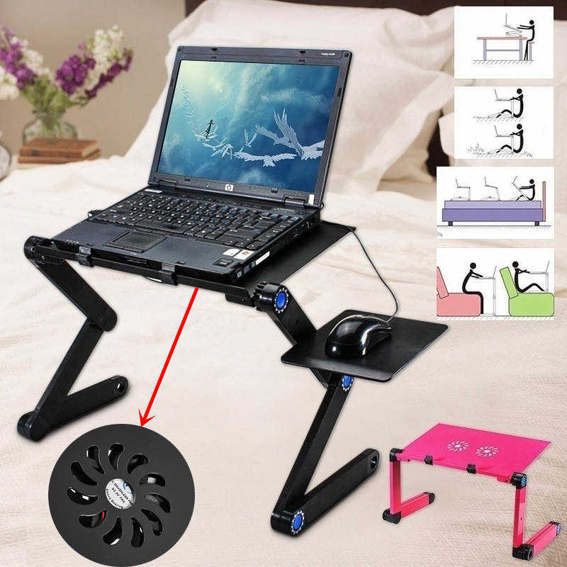 Verstelbare Opvouwbare Laptop Desk Table Stand Hou... Grandado