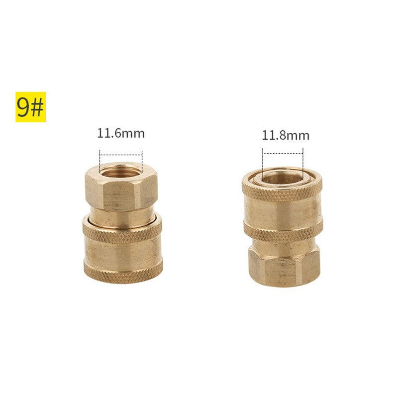 1/4 &quot;Quick Connect Koppler Adapter-Auto Sauber 1 ~ 14 # Waschen Druck Washer Anschluss für Schnelle Anschluss garten Schlauch Auto Washer: green