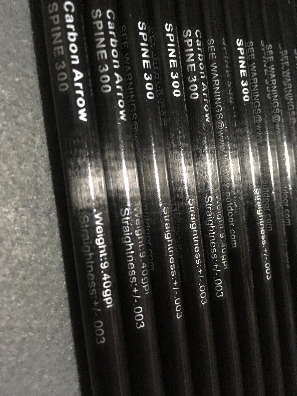 Flèches en carbone pur, colonne vertébrale 300 340 400 500 600, 12 pièces, arc recourbé et composé pour tir à l'arc