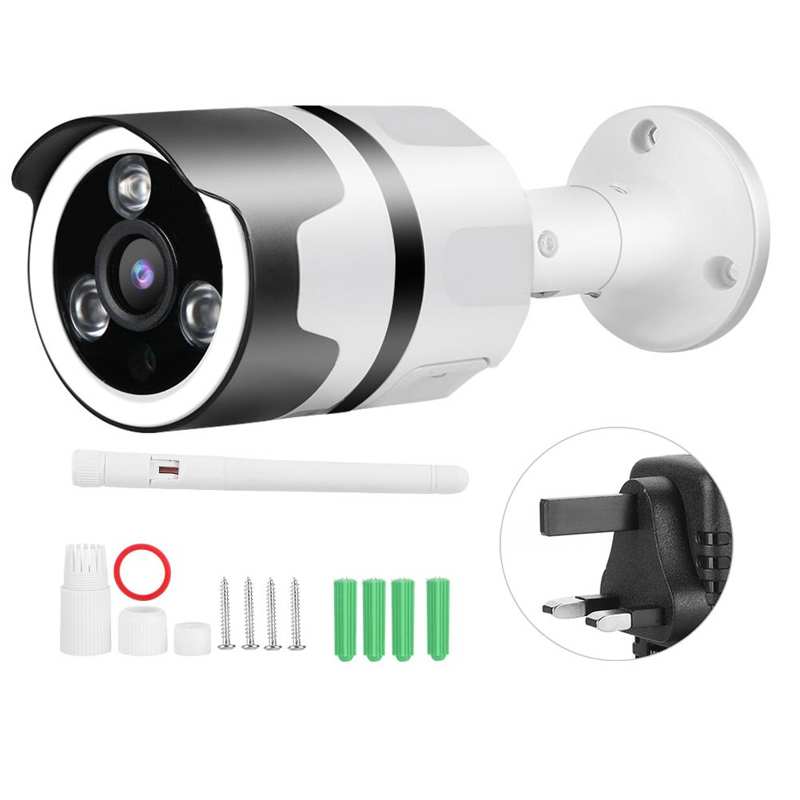 Beveiligingscamera ir-camera van metaalmateriaal voor thuis, café, tuin, kantoor: Britse regelgeving