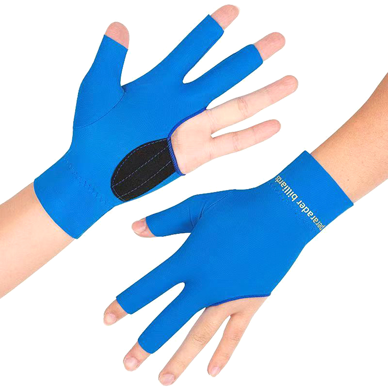 1 Pc Biljart Handschoenen Open Vinger Handschoenen Antislip 3 Vinger Snooker Handschoen Ademend Biljart Sport Accessoires: Bordeaux