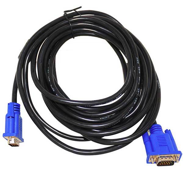 VGA CABLE 15 PINOUTS MALE/MALE 5 METRE POWERMASTER