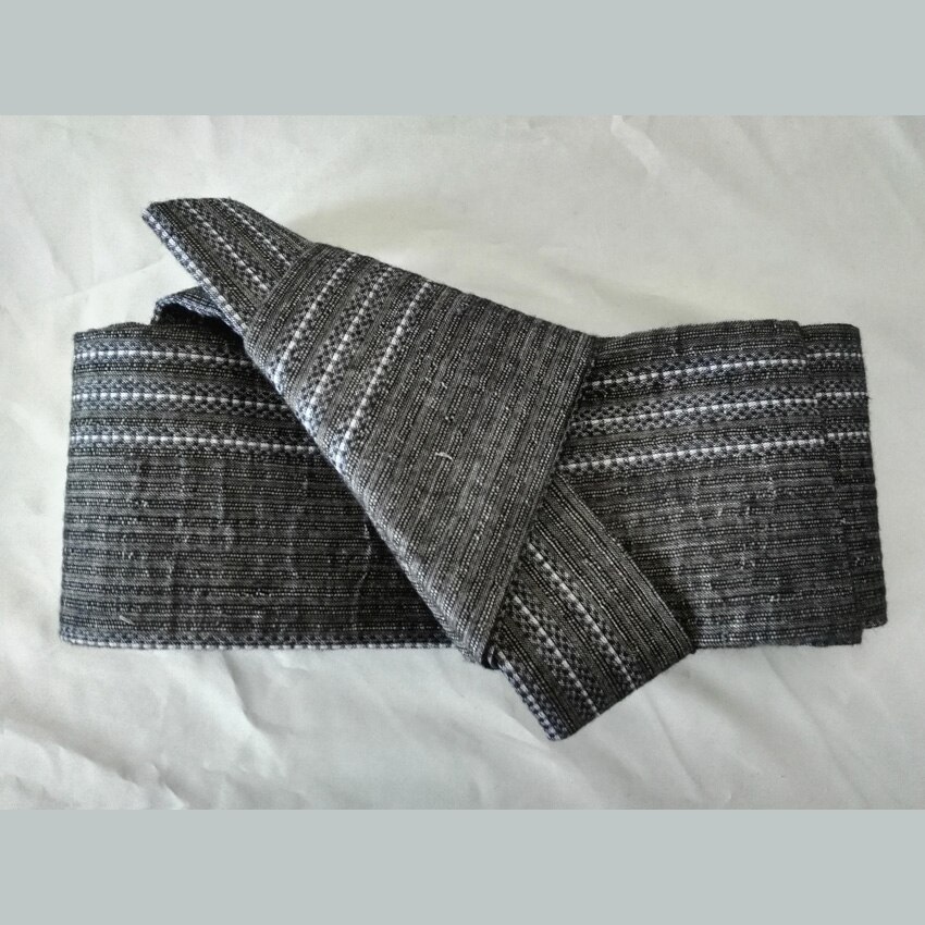 Traditionella japanska dräkter kimono yukata bältestillbehör bred randig obi kardborrefäste retro bälte bastu spakläder: Färg 6