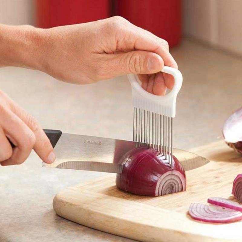 Turdos Ui Fixing Tool Tomaat Groente Snijmachine Snijden Groente Houder Fruit Snijden Cutter Gadget Keuken Snijgereedschap