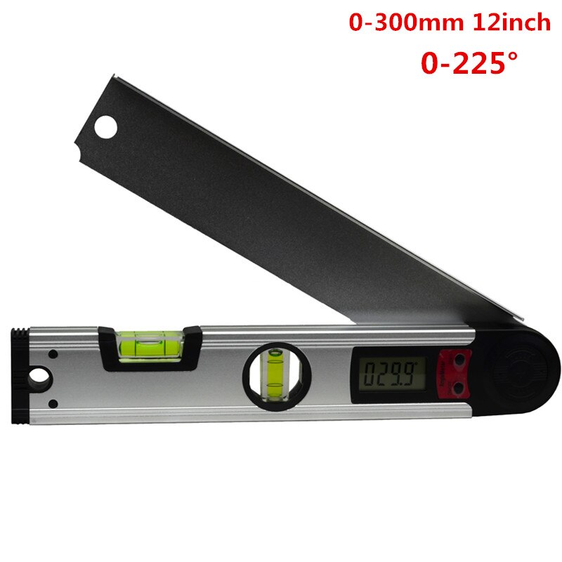 400mm/16'' 0-225 degree Digital Angle Level Gauge Meter 300mm 12inch Electronic Protractor Level Measuring Tools: 300mm 12inch