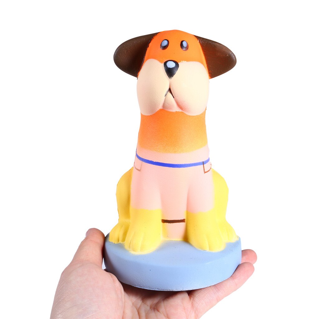 1coloue Squeeze zachte Kawaii Anti-stress Hond Langzaam Stijgende Squeeze Verlichten Squishies Fun Kids Speelgoed Z0218