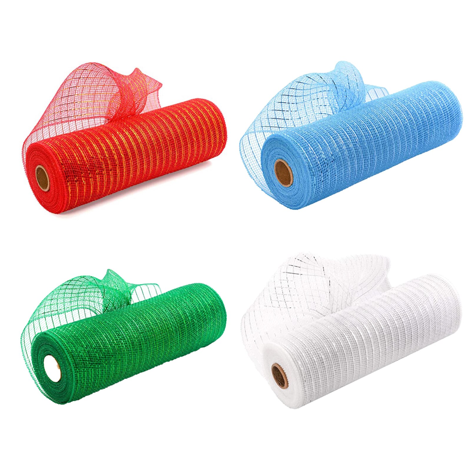 Rollo de tul con purpurina, carrete de malla de polietileno, cinta Diy, lazos de Navidad, paquete de materiales para de bebé, boda, decoración de árbol de Navidad