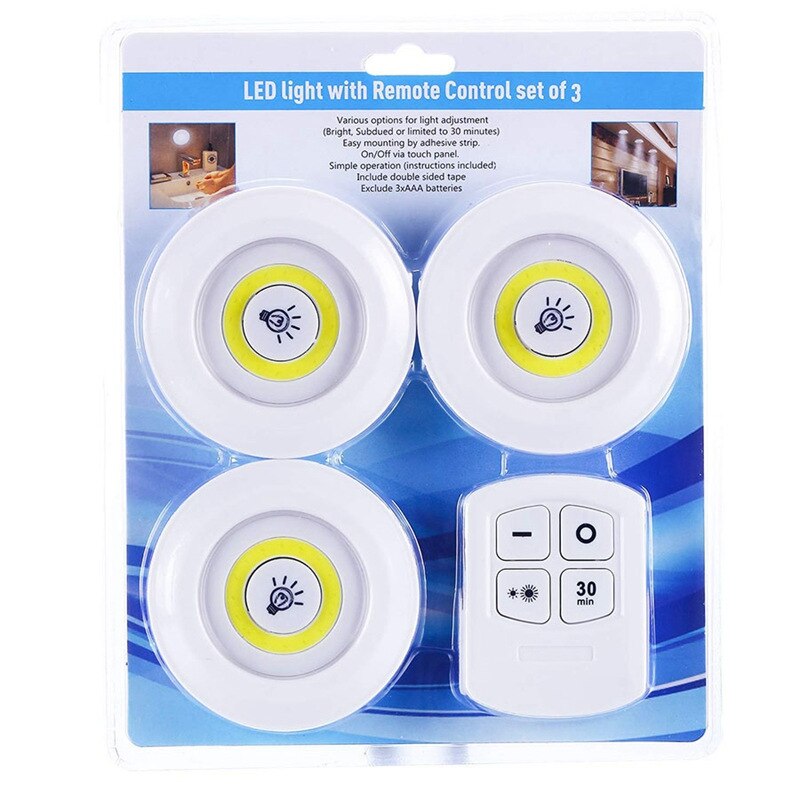Wireless Remote Control Night Light Bedroom Cabinet Night Light Baby Nursing Light Led Table Lamp Projection Lamp Night Lights: HighlightCOB