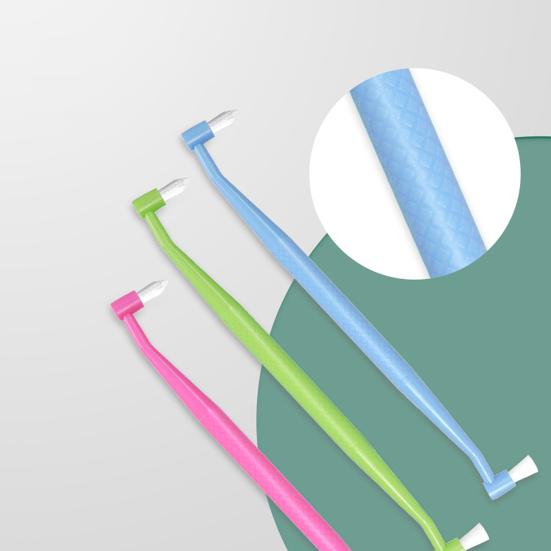 Single Brush Head Flat Biceps Orthodontic Fissure Wisdom Tooth Brush Soft Bristle Toothbrush Cleaning Whitening Teeth
