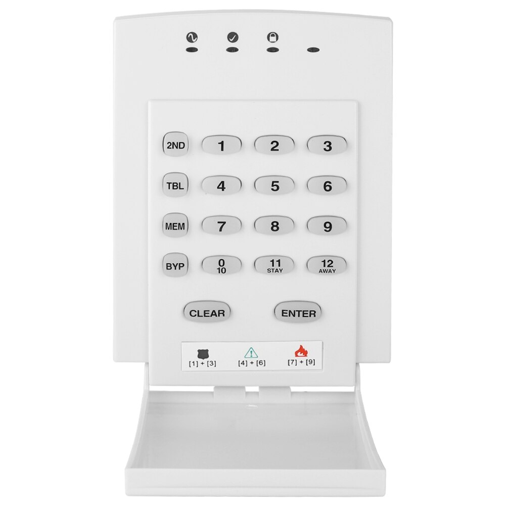 Alarm Keyboard 4 doorbells 3 groups of emergency alarm buttons Home Burglar Alarm Control Keyboard Anti-theft Security System