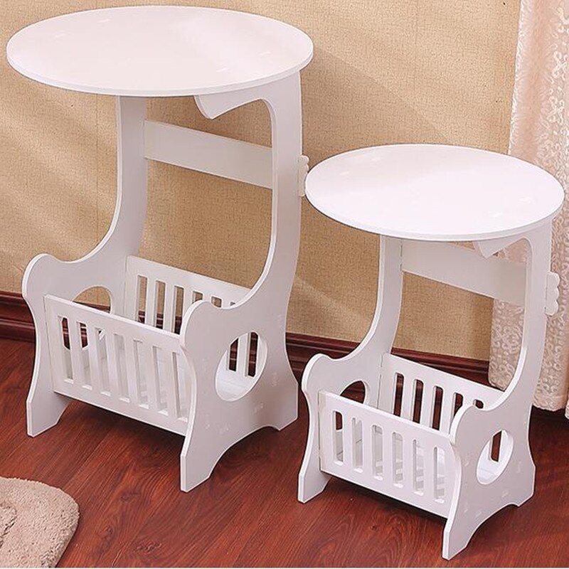 Kleine Mini Runde Kaffee Tee Tisch Moderne Holz Kunststoff Magazin Lagerung Regal Tisch Heimat Wohnzimmer Schlafzimmer Nachttisch