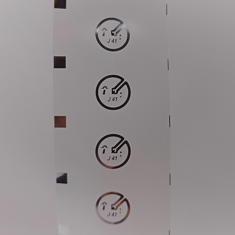EPC C1G2 UHF RFID H47 label J41 wet inlay 9662 white label Sticker Tag with M4/H3/R6 chip 50x50MM 73x21mm
