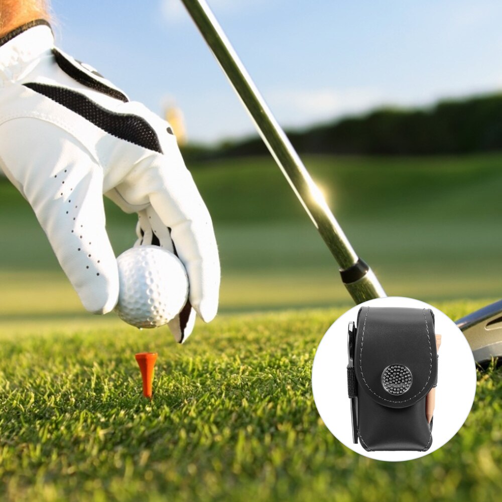 1 Set Marker Golfs Golfs Tee Bag Golfs Accessory Golfs Tool Set: Black