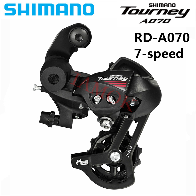 SHIMANO-desviador trasero TOURNEY RD-A070, 11/13T, 7 velocidades, Iamok, piezas de bicicleta de montaña: Default Title