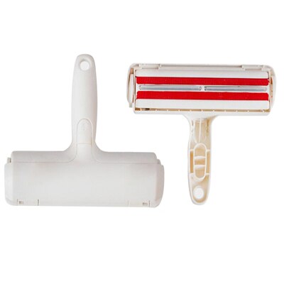 1Pcs Borstel Artefact Pet Hair Remover Roller Pluisjes Verwijderen Borstel Hond Kat Haar Kleding Tapijt Reinigingsborstel Fuzz Scheerapparaat: Rood