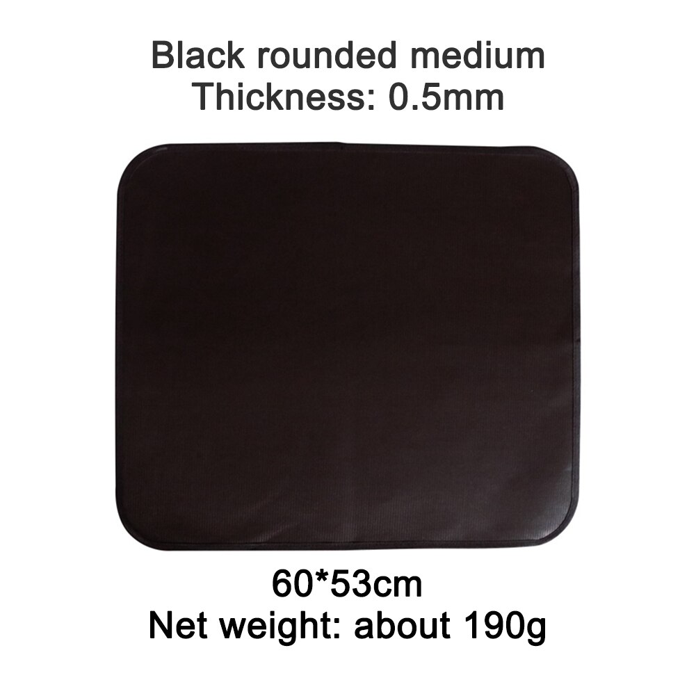 BBQ Flame Retardant Protective Mat Outdoor Camping Insulation Blanket Floor Protection Mat Insulation Silicone Fireproof Cloth: 60x53cm