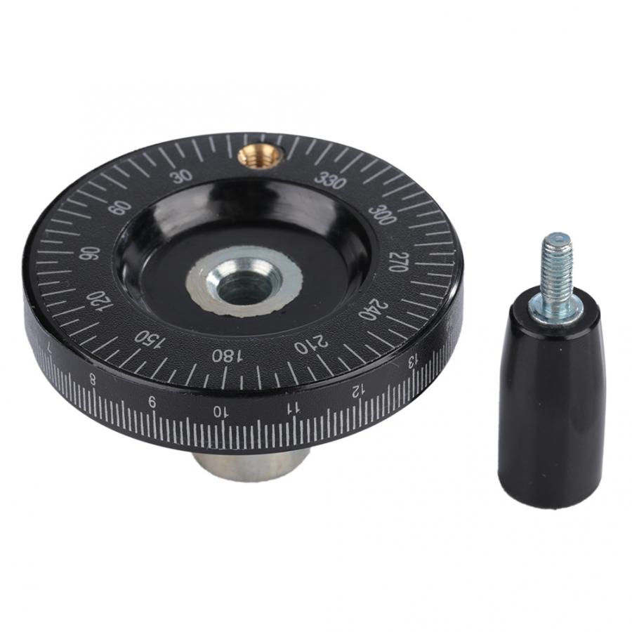 1Pcs 8x63mm Solid Ronde Bakeliet Schaal Frezen Handvat Handwiel CNC Draaibank Molen Machines Accessaries 3D Printer hand Wiel