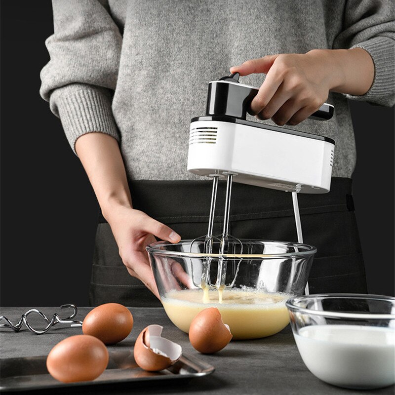 Kitchen Electric Food Mixer Blender 5 Speed Table Stand Cake Dough Mixer Handheld Egg Beater Blender Whipping Cream Machine