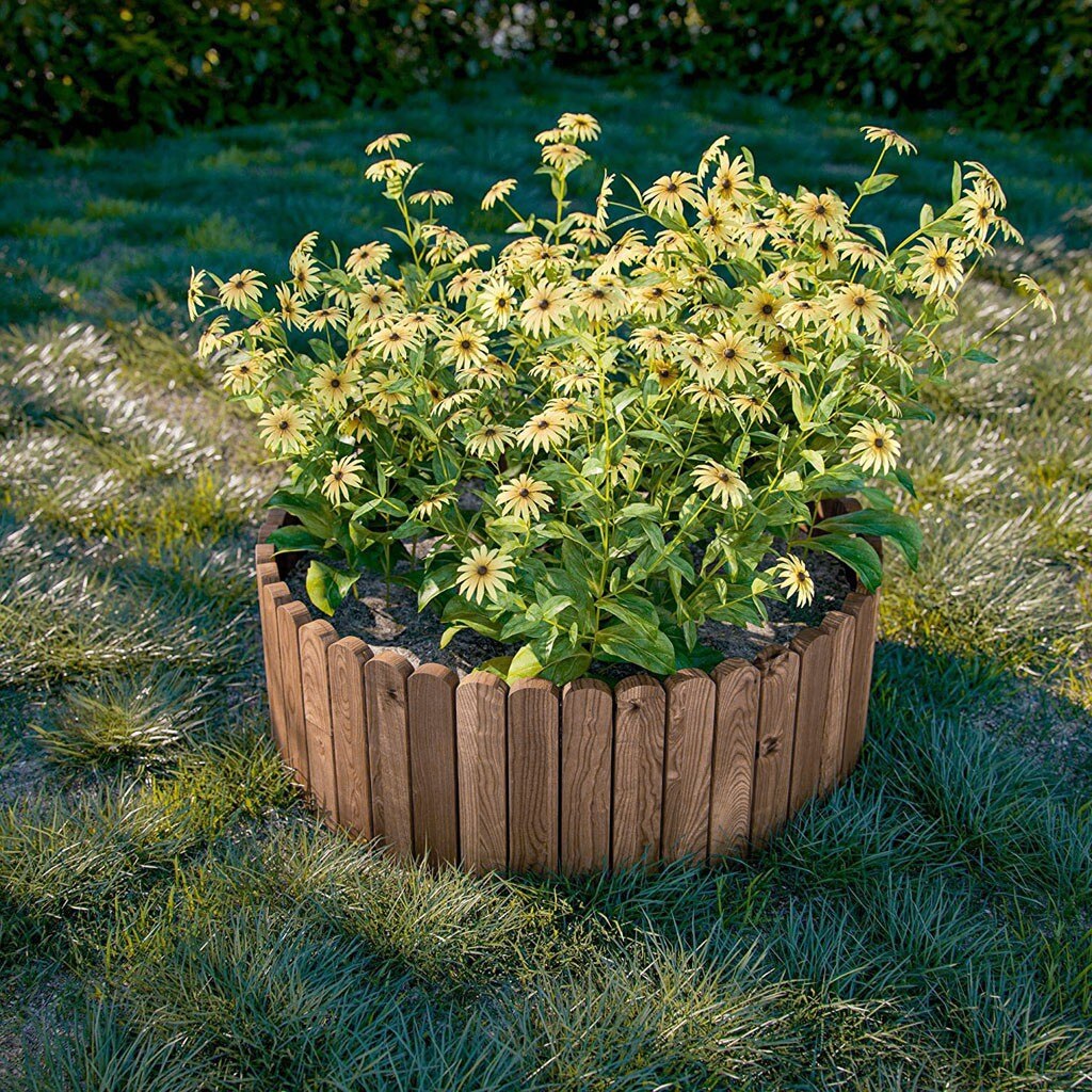 Log Roll Border as Easy Plug-in Fence забор для сада jardineria decoracion cloture jardin Garden Decoration Outdoor