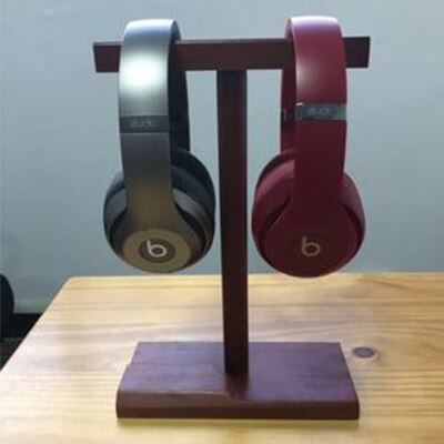 Detachable Wooden Headphone Headset Stand Double Sides Headset Display Stand Environment-friendly Game Headset Stand: headset stand-6
