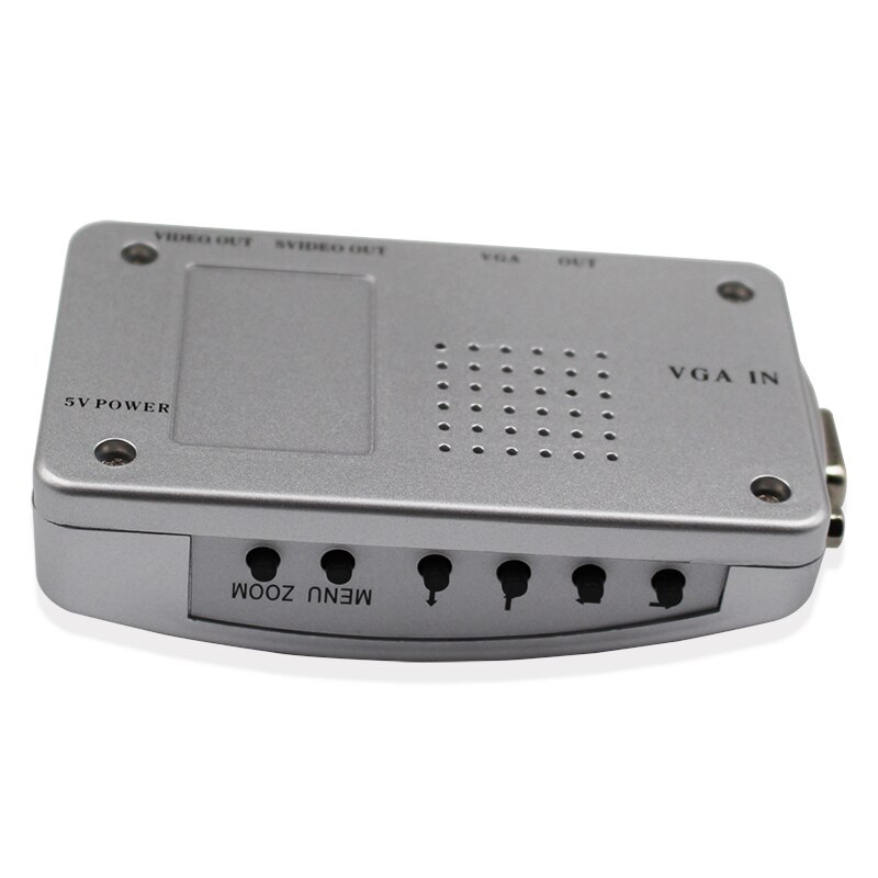 VGA vers TV AV RCA Signal Composite adaptateur convertisseur vidéo boîtier de commutation PC vers TV AV moniteur Composite pour ordinateur portable